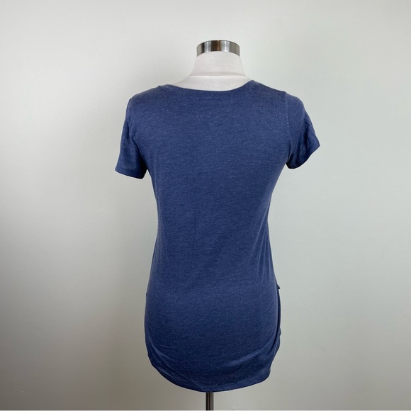 Disney Lilo & Stitch Blue Short Sleeve Tee Shirt Top Women Size Small - Picture 5 of 5